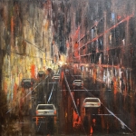 City-in-Red-24x24 by Bob Bradshaw