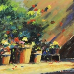 Flower Shop 12x12 by Bob Bradshaw