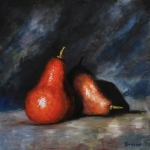 Pair of Pears 12x12 by Bob Bradshaw