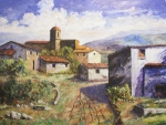 El Pueblo 30x40 by Bob Bradshaw