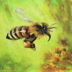 Pollen Seeker 12x12 by Bob Bradshaw