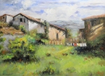 Pueblo-en-España-30x40 by Bob Bradshaw