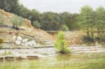 The-Blanco-River-24x36 by Bob Bradshaw